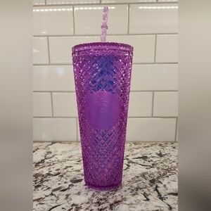 Venti purple diamond jewel cup